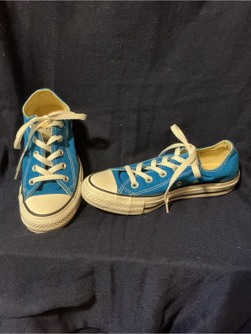 Converse Classic Women’s Low-Top Canvas Sneakers in Blue